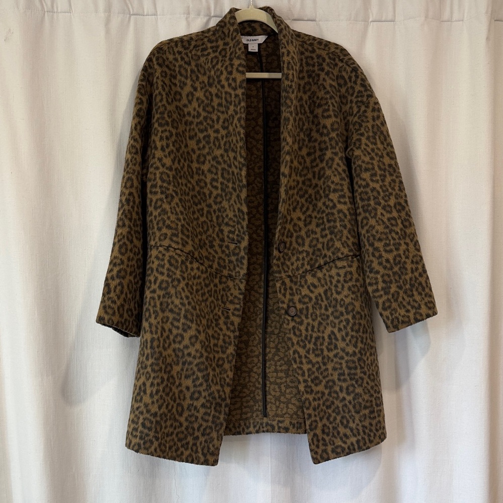 Leopard Print Women's Coat size small